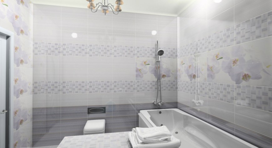 Меланж голубой - фото 1