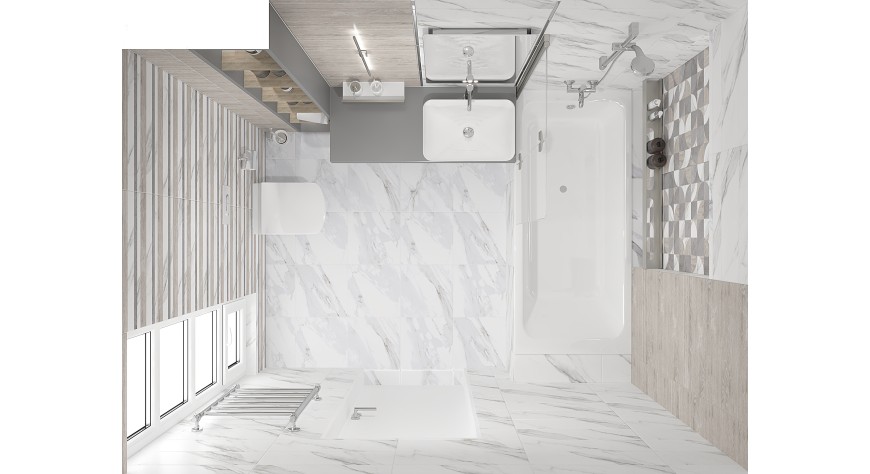 Arctic Aspen мозаика серый - фото 3