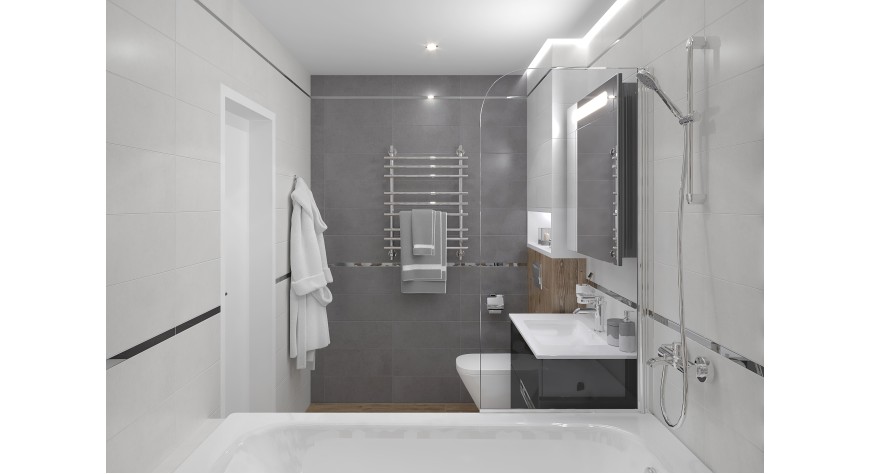 Betonhome мозаика серый - фото 1