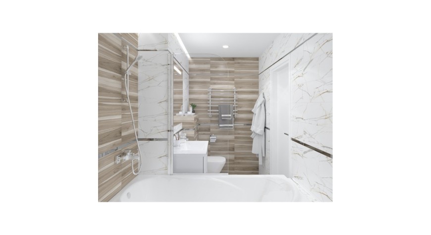 Champagn Ulivo декор белый - фото 2