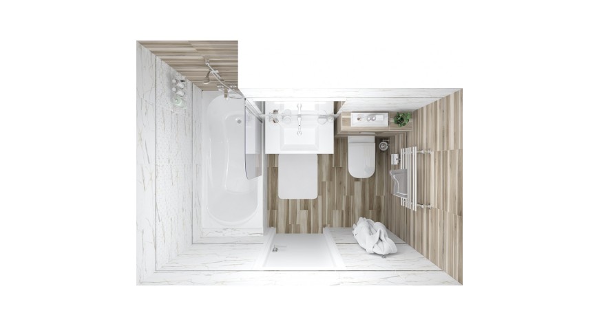 Champagn Ulivo декор белый - фото 3