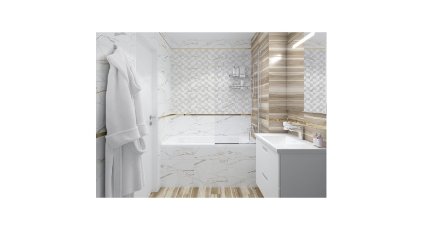 Champagne Ulivo Mosaic белый - фото 2