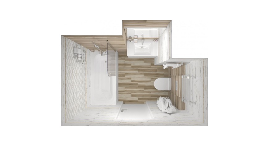 Champagne Ulivo Mosaic белый - фото 3