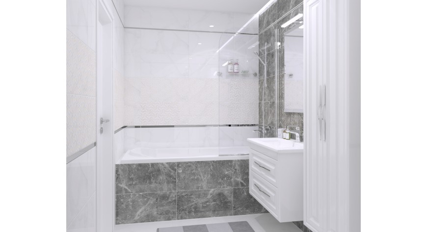 Crystal Fractal серый - фото 1