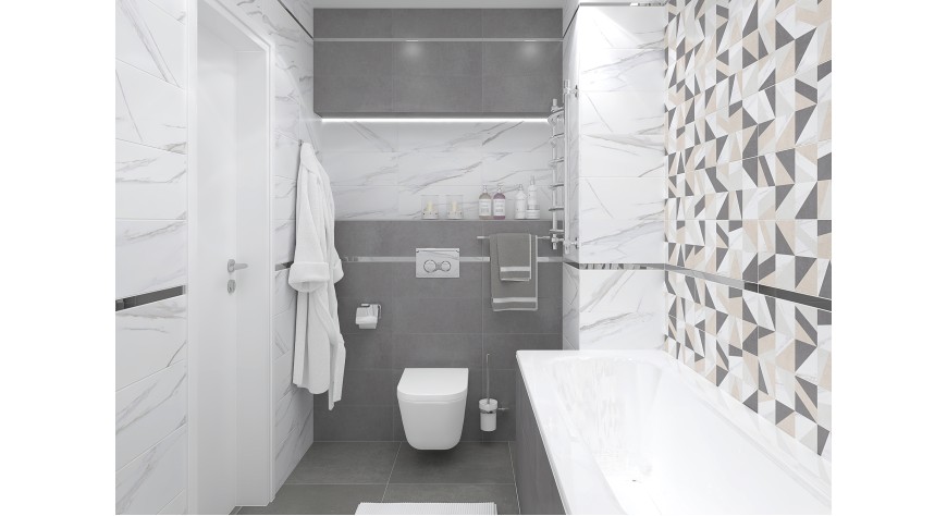 Elegance мозаика белый - фото 1