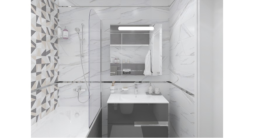 Elegance мозаика белый - фото 2