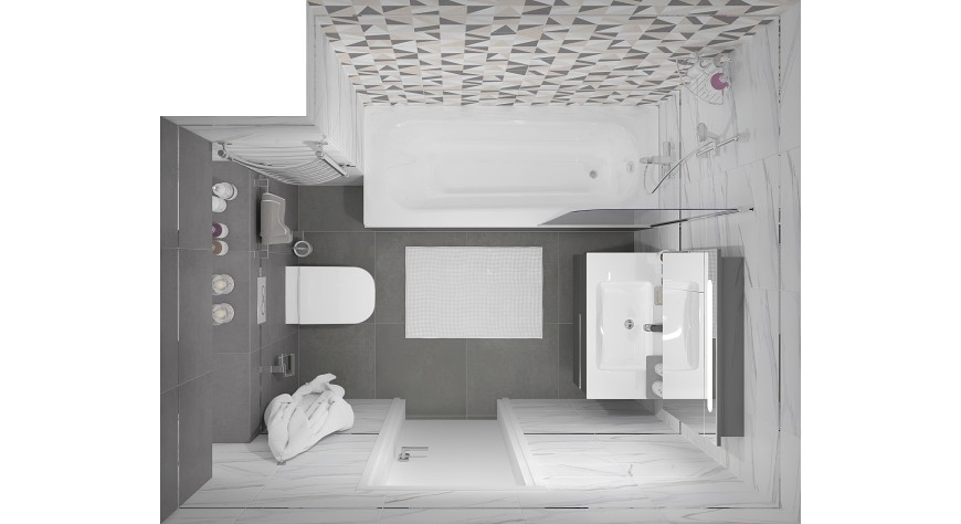 Elegance мозаика белый - фото 3