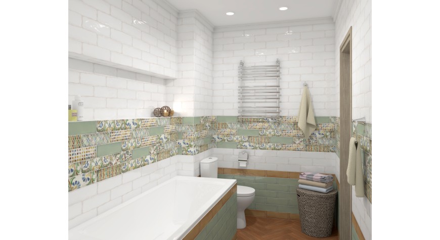 Монпарнас зеленый, беж - фото 2