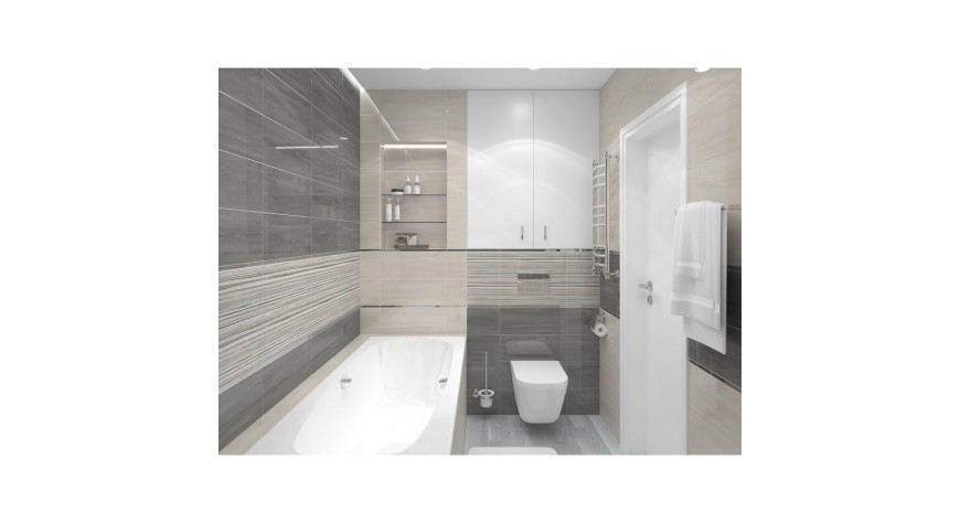 Oliver декор микс серый - фото 1