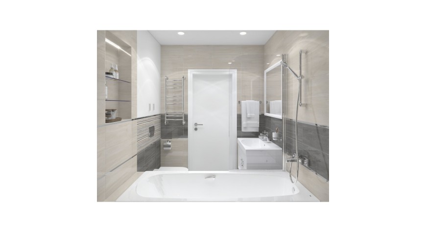 Oliver декор микс серый - фото 2