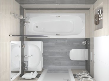 Oliver декор микс серый