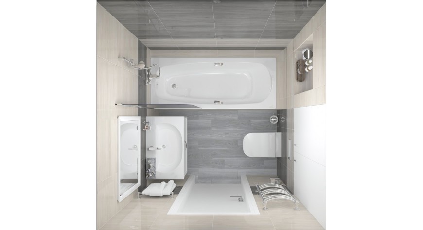 Oliver декор микс серый - фото 3