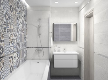 Rock узор серый