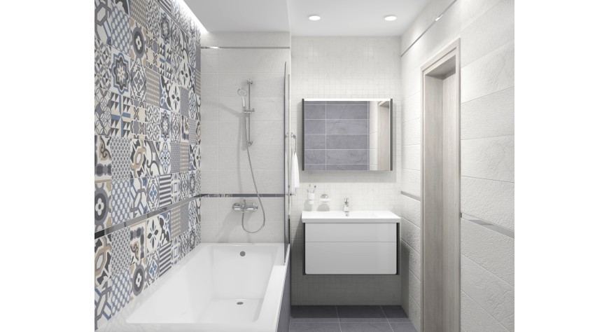 Rock узор серый - фото 1