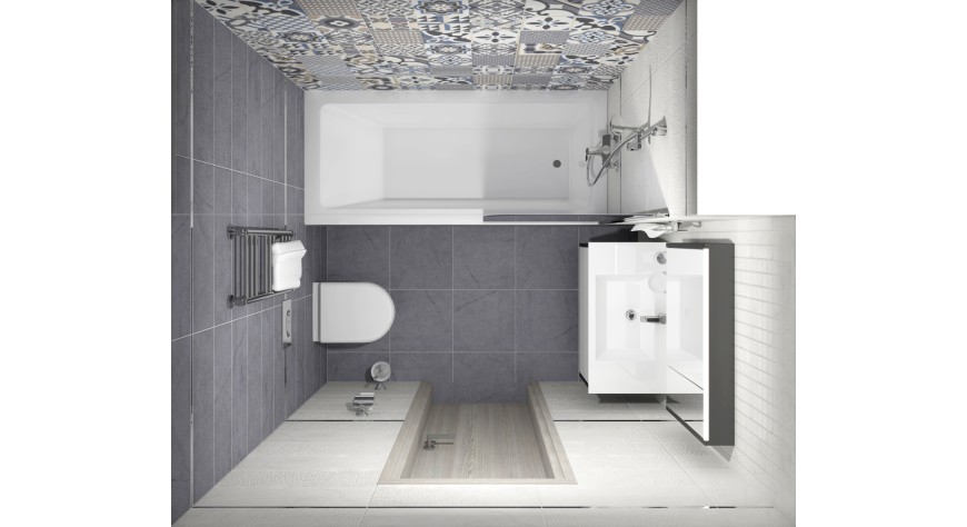 Rock узор серый - фото 2