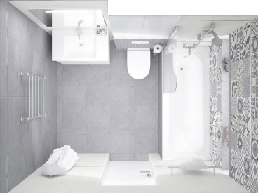 Rock узор серый1