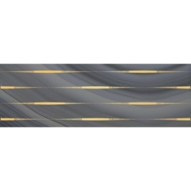 Агат Лайнс Декор VT\C40\60082 серый 20х60 глянцевый