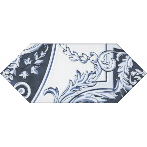 Алмаш Декор синий глянцевый HGD\A512\35000 14х34
