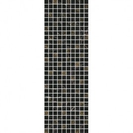 Астория Декор черный мозаичный MM12111 25х75