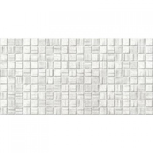 Мегаполис светло-серая мозайка 25х50 (1,25м2/67,5м2) плитка настенная
