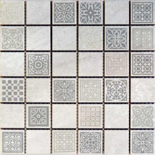 Мозаика декоративная Атриум серый 20х20 (21шт)