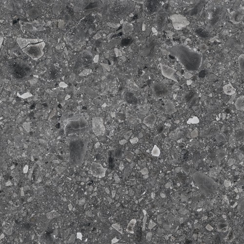 Чеппо Неро ПРО Керамогранит графитовый 60х60 матовый структурный R12/B Бархат