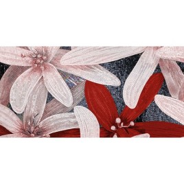 Эйприл Декор 3 бордо 25х50