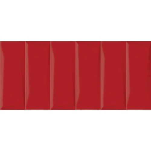 Evolution облицовочная плитка  рельеф кирпичи красный (EVG413) 20x44