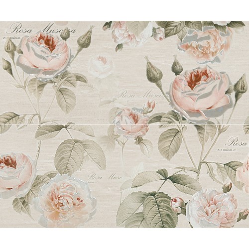 Garden Rose beige Панно 01 50х60