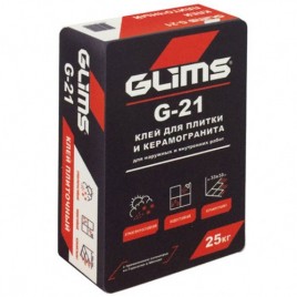 GLIMS-G 21 Клей для плитки и керамогранита (25 kg)