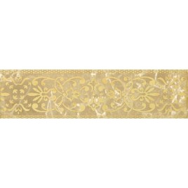 Богемия Бордюр бежевый 01 6,5х25