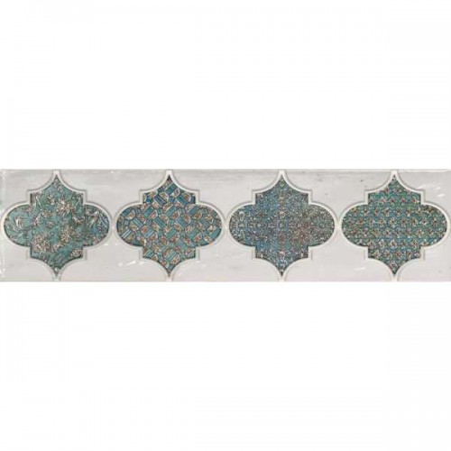 Декор Solera turquoise бирюзовый PG 01 7.5х30 (40шт)