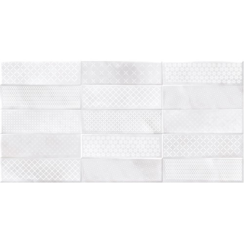 Carly облицовочная плитка рельеф кирпичи декорированная светло-серый (CSL524D) 29,8x59,8