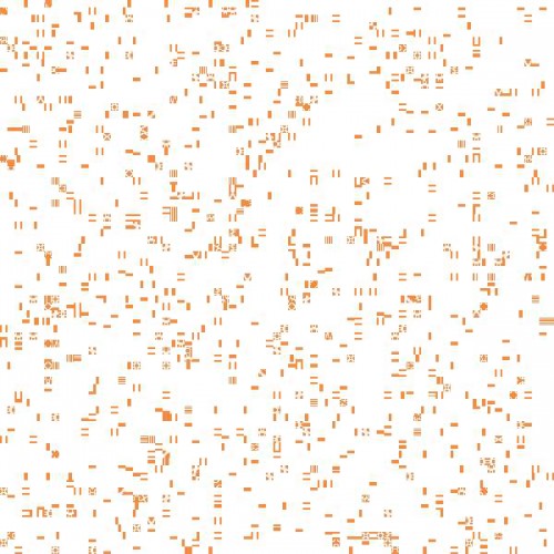 5108 плитка настенная Калейдоскоп оранжевый