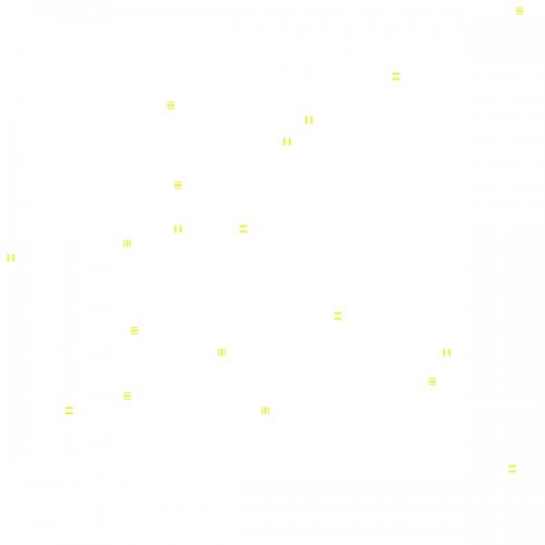 5109 плитка настенная Калейдоскоп ярко-желтый