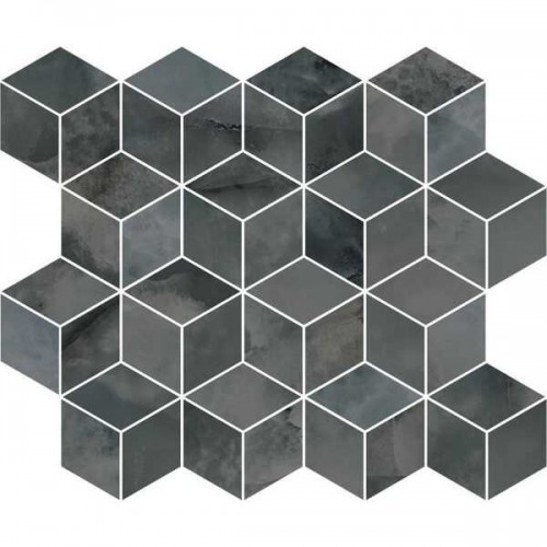 T01714024 декор Джардини серый темный мозаичный