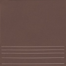 СТУПЕНЬ клинкерная плитка Амстердам 4 коричневый 29,8х29,8 (1,51м2/75,5м2/50уп)