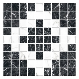 Black & White Мозаика Микс K-61(60)/LR/m01/30x30