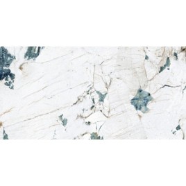 Крэкстоун Аква Керамогранит бирюзовый 60х120 полуполированный блестящий