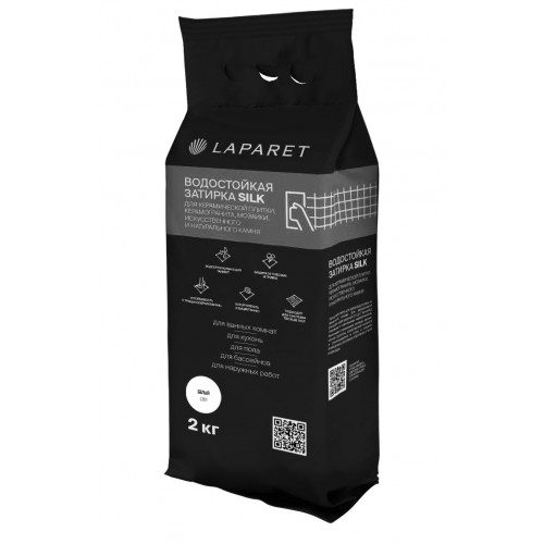 Laparet-фуга Силк/Silk, белый водостойкая (2 кг)