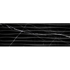 Миланезе дизайн Плитка настенная неро волна 1064-0166 20х60