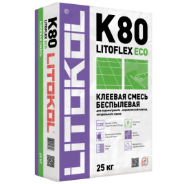 LITOFLEX К80 ECO клеевая смесь беспылевая 25kg