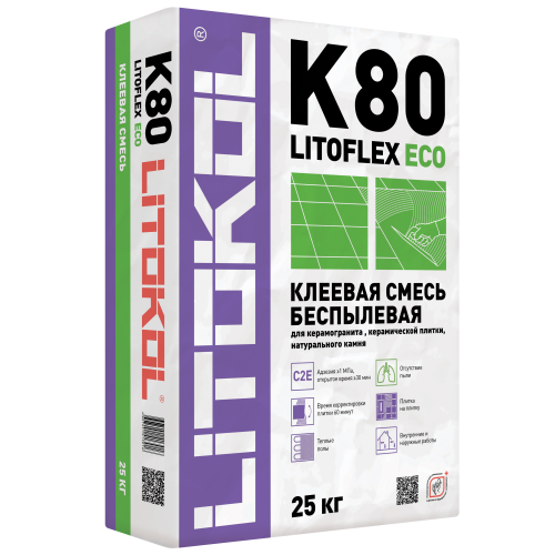LITOFLEX К80 ECO - беспылевая 25kg
