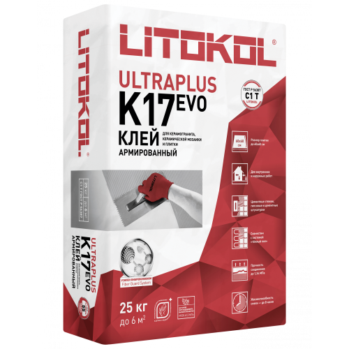 ULTRAPLUS K17 EVO клеевая смесь 25kg