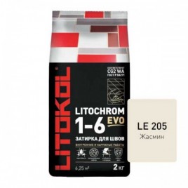 Затирка LITOCHROM 1-6 EVO LE.205 жасмин 2 кг