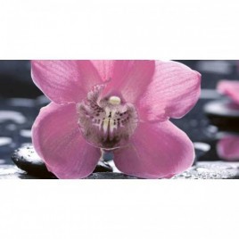 Декор Орхидея черный (цветы) (04-01-1-10-04-04-162-1)