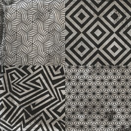 Раст Декор G-185/M/d01/40x40 черный