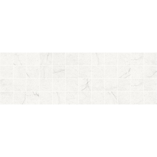 Rock Декор мозаичный белый MM11186 20х60