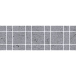 Рок Декор мозаичный серый ММ11187 20х60 матовый