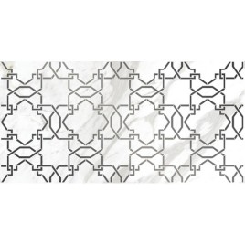 Роял Стоун Вставка белая узор 16015 29,8х59,8